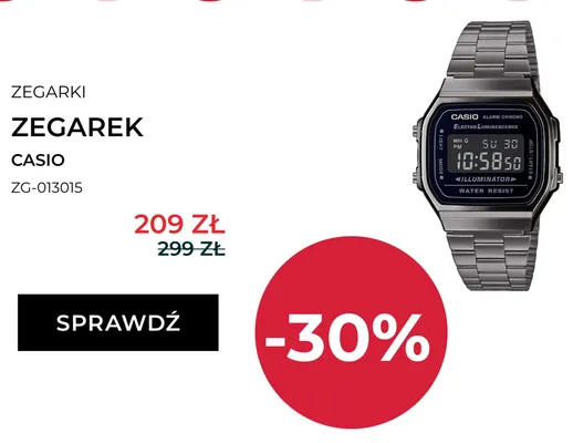 Zegarek Casio promocja w Briju
