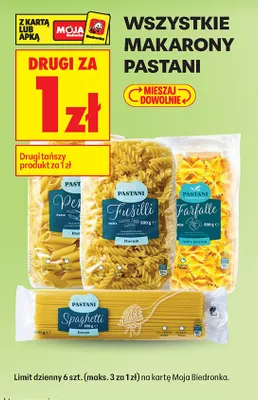 Makaron spaghetti promocja w Biedronka