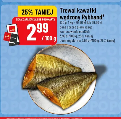 Trewal kawałki wędzony Rybhand promocja w POLOmarket