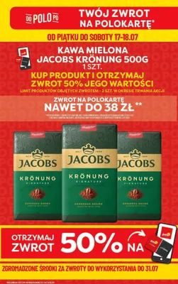 Kawa mielona Jacobs Krönung promocja w POLOmarket