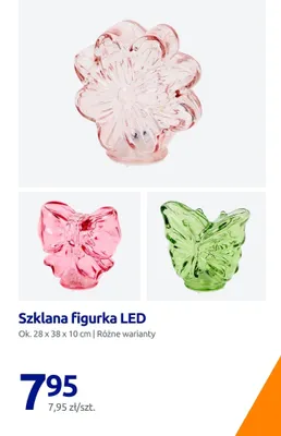 Szklana figurka LED  promocja w Action