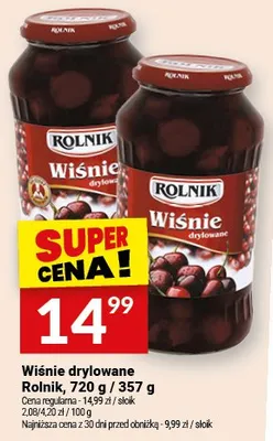 Wiśnie drylowane Rolnik promocja w Twój Market