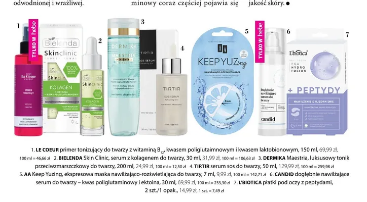 Serum sos do twarzy promocja w Hebe