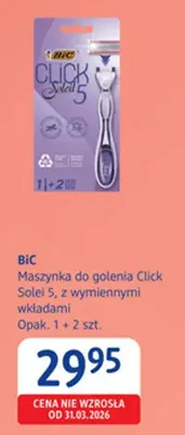 Maszynka do golenia Click Solei 5 promocja w Drogerie DM