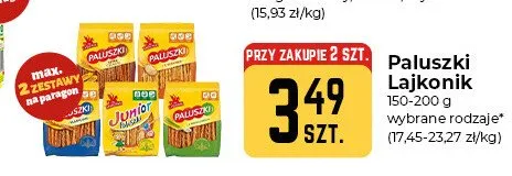 Paluszki Lajkonik Junior promocja w Społem Częstochowa