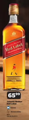 Whisky Johnnie Walker Red Label promocja w Netto