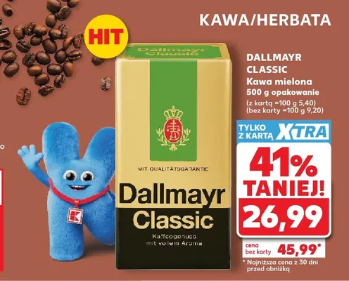 Kawa mielona Dallmayr Classic promocja w Kaufland