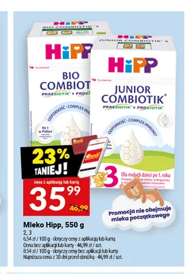 Mleko Hipp 2 promocja w Twój Market