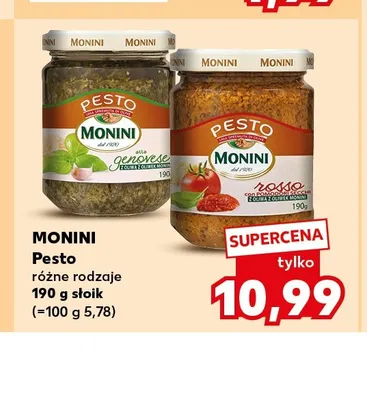 Pesto Genovese Monini promocja w Kaufland