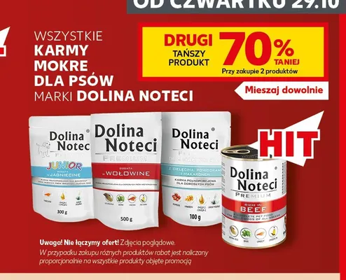Karma mokra dla psów Premium Rich in Beef Dolina Noteci promocja w Kaufland