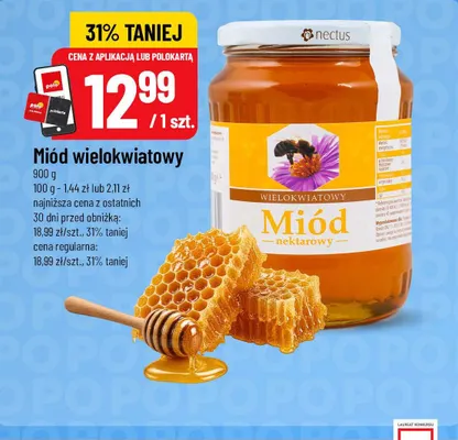 Miód wielokwiatowy Nectus promocja w POLOmarket