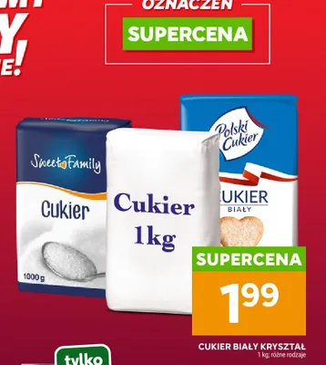 Cukier biały kryształ Sweet Family promocja w Stokrotka