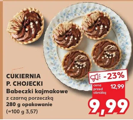 Babeczki kajmakowe z czarną porzeczką promocja w Kaufland