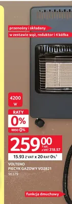 Piecyk gazowy VO2821 Volteno promocja w Selgros