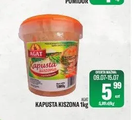 Kapusta kiszona Agat promocja w Tomi Markt