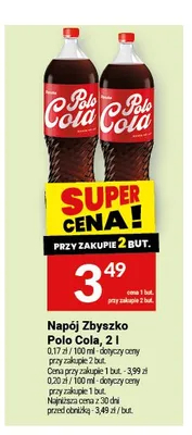 Napój gazowany Zbyszko Polo Cola promocja w Twój Market
