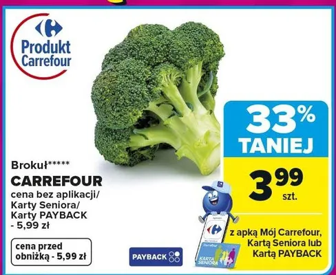 Brokuł Carrefour promocja w Carrefour Market