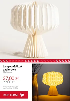 Lampka papierowa Galla promocja w Homla