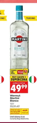 Wermut Martini Bianco promocja w Biedronka