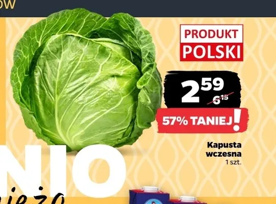 Kapusta wczesna promocja w Netto