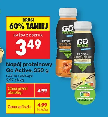 Napój proteinowy promocja w Biedronka