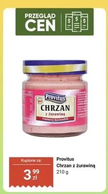 Chrzan z żurawiną promocja w Dino