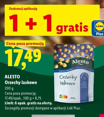 Orzechy laskowe Bacalis promocja w Lidl
