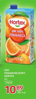 Sok pomarańczowy Hortex promocja w Selgros