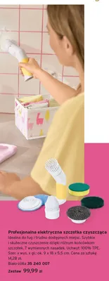 Profesjonalna elektryczna szczotka czyszcząca Tchibo promocja w Tchibo