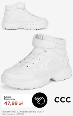 Sneakersy Kappa promocja w CCC