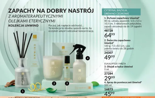 Dyfuzor zapachowy Avon Unwind promocja w AVON
