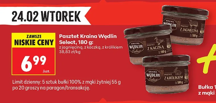 Pasztet z kaczką promocja w Biedronka