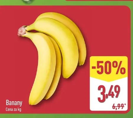 Banany promocja w Aldi