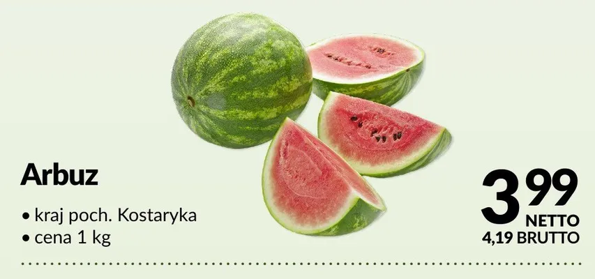 Arbuz promocja w Makro