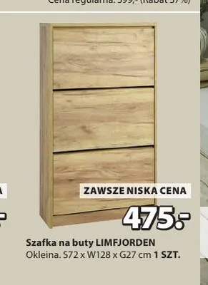 Szafka na buty LIMFJORDEN S72xW128xG27cm promocja w Jysk
