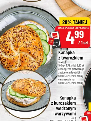 Kanapka z twarożkiem promocja w POLOmarket