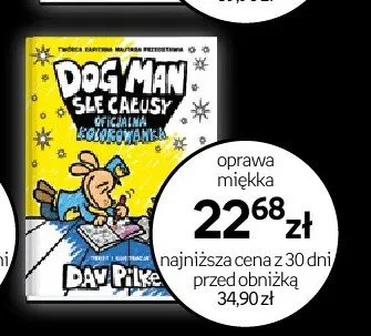 Książka Dog Man Śle Całusy Oficjalna Kolorowanka oprawa miękka promocja w Empik