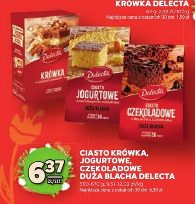 Ciasto krówka, jogurtowe, czekoladowe duża blacha promocja w Stokrotka