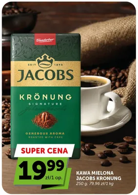 Kawa mielona Jacobs Krönung promocja w Euro Sklep