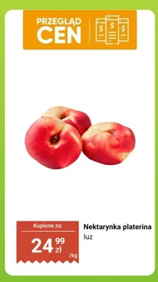 Nektarynka platerina luz promocja w Biedronka