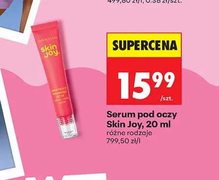 Serum pod oczy Skin Joy promocja w Biedronka