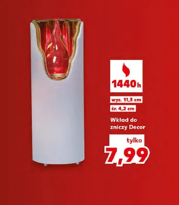 Wkład do zniczy Decor promocja w Kaufland