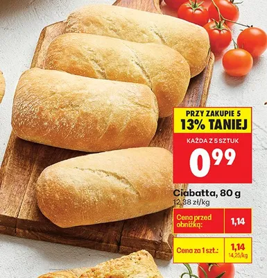 Ciabatta promocja w Biedronka
