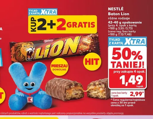 Baton Lion promocja w Kaufland
