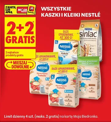 Kleik ryżowy Nestlé promocja w Biedronka