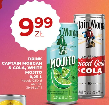 Drink & Cola, White Mojito promocja w Duży Ben