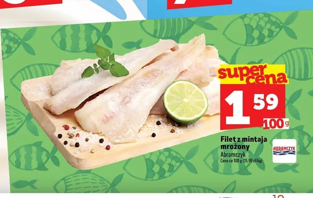 Filet z mintaja mrożony Abramczyk promocja w TOPAZ