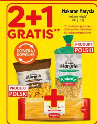 Makaron Marysia Klanko promocja w POLOmarket