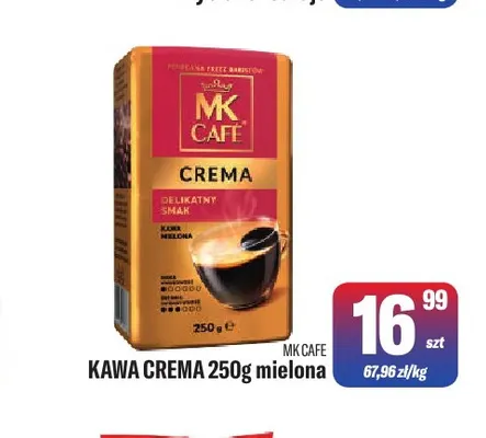 Kawa mielona Crema MK Cafe promocja w Tomi Markt
