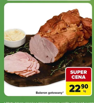 Baleron gotowany promocja w Carrefour Express